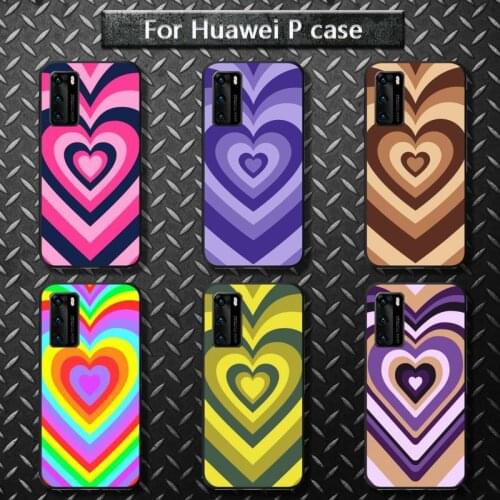 Latte Love Coffee Heart pink Phone Cases For Huawei P20 P30 P20Pro P20Lite P30Lite Psmart P10 9lite