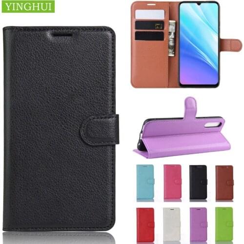 For VIVO Y7S Case Flip Leather phone Case For VIVO iQOO Neo High Quality leather Cover With Card Holder For vivo y7s cover case