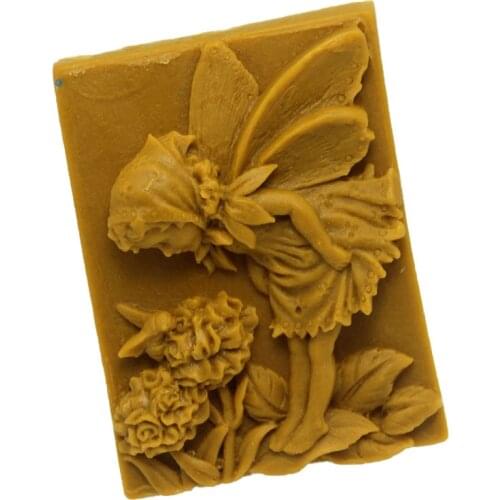 Flower Fairy Handmade Soap Liquid Silicone Mold Cake Decoration Mold Essential Oil Cold Angel Soap Mold