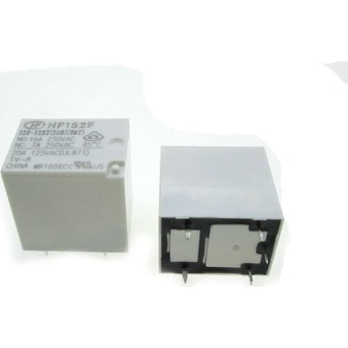 HOT NEW The car 12V relay HF152F-012-1ZST HF152F 012 1ZST HF152F0121ZST 12VDC DC12V 12V 16A 5PIN
