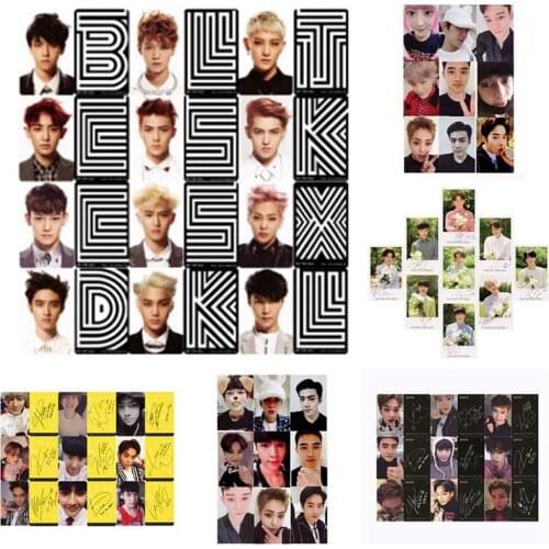 K-POP EXO EXACT Plant 3 EX'ACT Album Self Made Paper Cards K-POP Signature LOMO Photo Card Photocard
