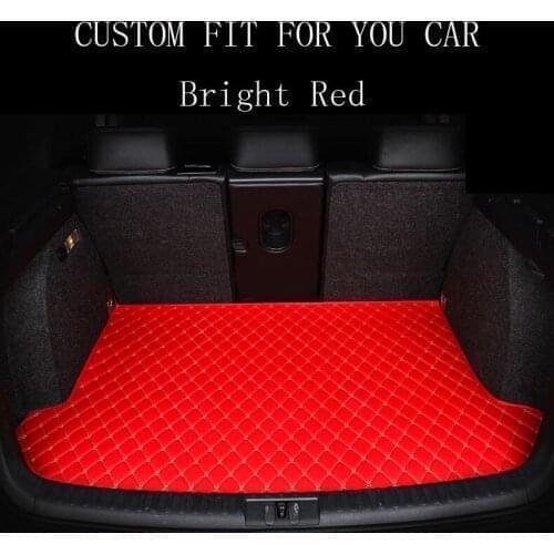 Car trunk mats cargo Liner for Toyota Corolla RAV4 Mark X Crown Verso FJ Cruiser yaris L 6D car-styling carpet floor liner