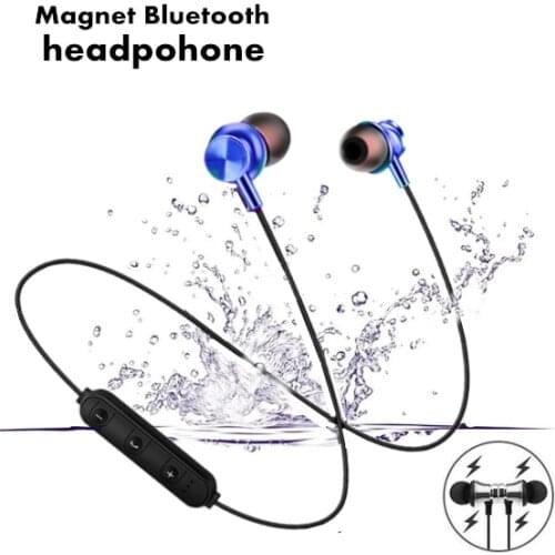 Magnetic Wireless bluetooth Earphone XT11 Pro music headset Neckband sport Earbuds Earphone with Mic For iPhone Samsung Xiaomi