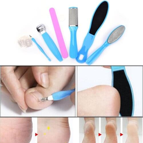 8pcs Manicure Foot Care File Set Dead Hard Skin Callus Remover Pedicure Set