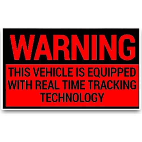 New Personality Car Sticker Vehicle Equipped with GPS Techonology Car Decals Vinyl PVC 14cm*9cm Motorcycle Decals