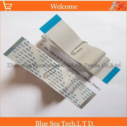 Sample,26Pin FFC/FPC Flexible Flat Cable 1.0mm pitch 26 pin 450mm Isotropy A cable,AWM 20624.80C 60V VW-1