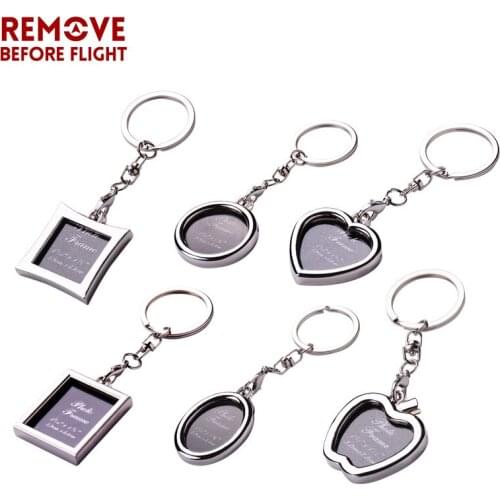 Wholesale Fashion Jewelry Lovers Gift Purikura Key Chains Sticker Picture Key Ring Chain New Creative Metal Key Chain 10 PCS/LOT