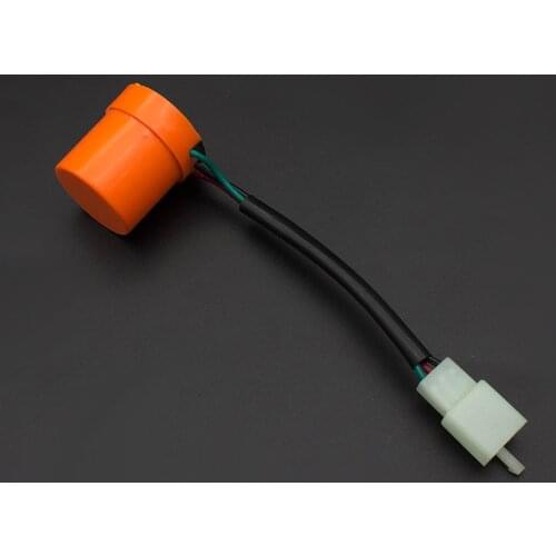 Orange 50cc-250cc Motorcycles LED Turn Signal Light Indicator Relay Flasher GY6 Moped Scooter ATV Anti-Short Circuit