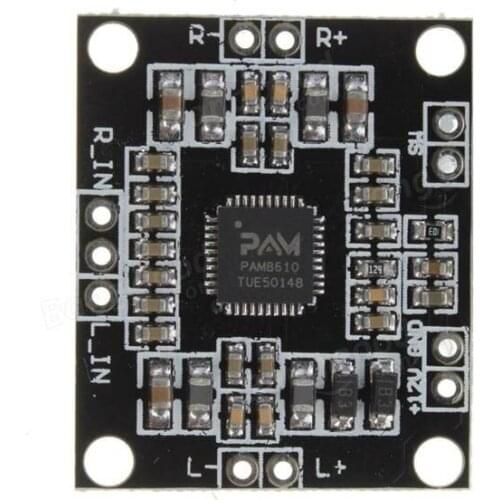 10PCS PAM8610 2x15W amplifier board digital two-channel stereo power amplifier board miniature