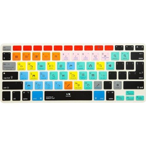 A1278 Ableton Live Shortcut keys Keyboard Cover Film For iPhone iMac ,Macbook Pro Air 13 15 KC_A1278_TY_AbletonLive