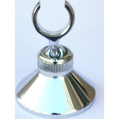 Polished Chrome Brass Bathroom Hand Held Shower Head Bracket Wall Mounted / Bathroom Accessory msh060