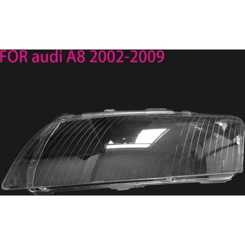 For Audi a8 d3 2002-2009 lens headlights transparent lamps lamp shield shades headlights cover lens glass headlight