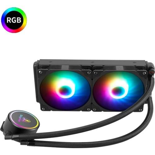 Segotep PC Case Water Cooling Computer RBG Fan Water Cooler Radiator Integrated Liquid Cooling For Desktop Computer Intel AMD