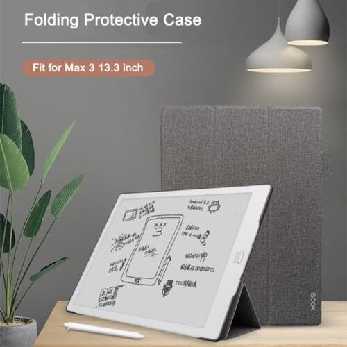 BOOX Max3 13.3 Inch Leather Case For Onyx Boox Max 3 13.3'' Protective Shell Magnetic Cover