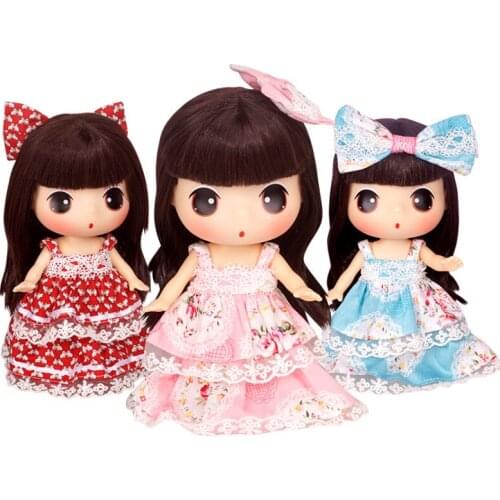 18cm Ddung Lovely Cute Princess Doll Floral Skirt Cosplay Vinyl Figure for Fans Valentines Day Holiday Gift