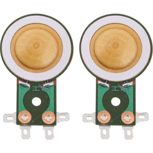 2Pcs 25.5mm 24.5mm Horn Treble Film Resin Membrane Drive Head Tweeter Voice Coil