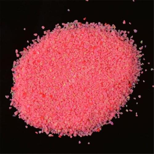 20grams/lot wholesale 1.5mm-160mesh OP43 hot pink synthetic opal crushed /synthetic opal chip