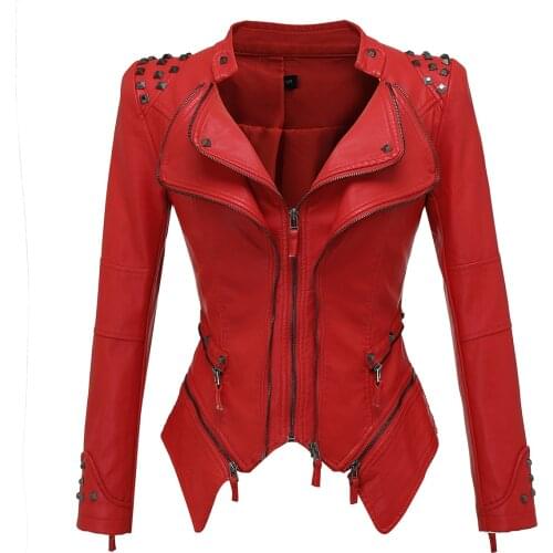 2020 GMB biker jacket y2k jacket womens leather jacket leather coat coats