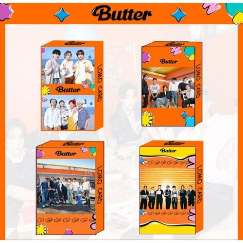 30pcs/set Kpop Bangtan Boys Photocard Lomo Card New Album Butter HD Photo Korean Fashion Cute Boys Poster Picture Fans Gifts
