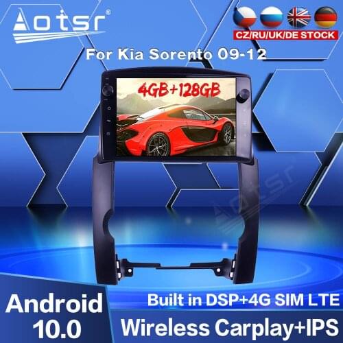 Carplay Car GPS Navigation For Kia Sorento 2009 2010 2011 2012 Android Multimedia Player Radio Audio 128GB Screen Auto Stereo