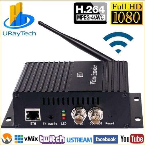 Wireless MPEG4 H.264 SD HD 3G SDI to IP Encoder SDI Video Streaming Encoder Decoder WIFI with HTTP RTSP RTMP UDP ONVIF HLS etc