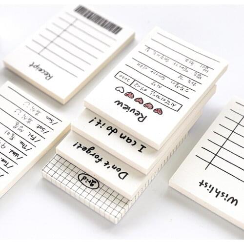 50 Sheets Creative Daily Schedule Memo Pad To Do List Time Notepads Schedule Planner Office School Supplies Stationery