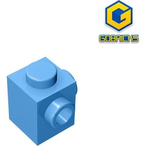 Gobricks GDS-1046 Brick, Modified 1 x 1 with Studs on 2 Sides, Adjacent compatible 26604 pieces of childrens toys