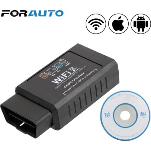 ELM327 WIFI OBD2 OBDII Scan Tool Car Detector for iOS & Android Check Engine Light Diagnostic Tool Automotive Diagnostic Scanner
