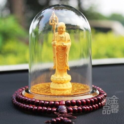 HOME OFFICE Company SHOP CAR Talisman Effective protection bless gilding ksitigarbha Dizang pusa Buddha FENG SHUI statue