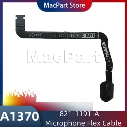 Mic Microphone Flex Cable Ribbon Repair Part for MacBook Air 11" A1370 821-1191-A 2010 2011 Year