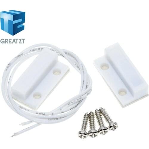 GREATZT MC-38 MC38 Wired Door Window Sensor 30mm Wire Lengthen Randomly Magnetic Switch Home Alarm System for arduino