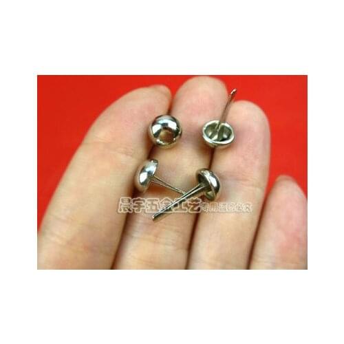 Hardware accessories Two foot nails feet Book nail 2 claw bucket bags smooth Brad nail mushrooms 8mm*16mm