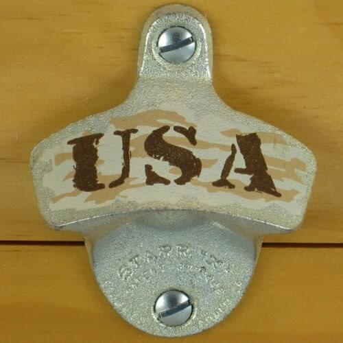 Custom metal bottle Opener hot sales Desert Camo Wall Mount Bottle Opener low price oem opener cheap custom metal bottle opener