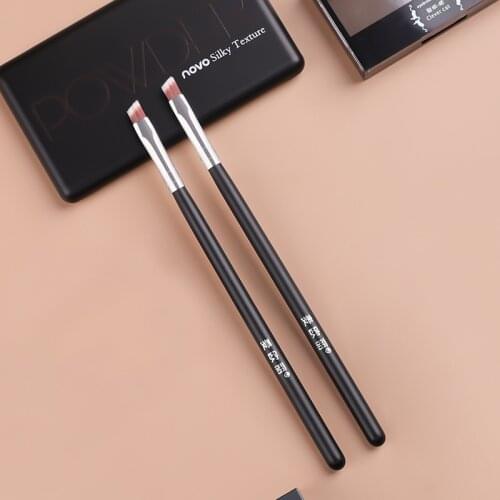 Fashion Makeup Brushes Eyeshadow Blending Eyeliner Eyelash Eyebrow Make Up Beauty Cosmestic Easy To Carry Inclined Eyebrow Brush