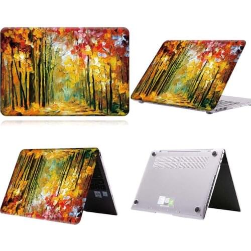 Forest Paint Anti-slip Laptop Case For MateBook 13/13 AMD Ryzen/14/D14/D15/X 2020/X Pro/Pro 16.1/Honor MagicBook 14/15