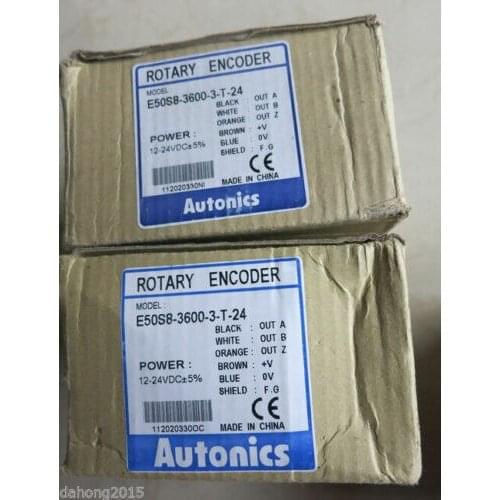 New in box AUTONICS rotary encoder E50S8-3600-3-N-24 #exp