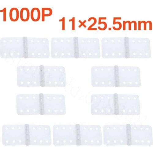 Wholesale 1000pcs/Lot Plastic Nylon Pinned Hinges 11x25.5 mm For RC Model Airplane Parts Replacements