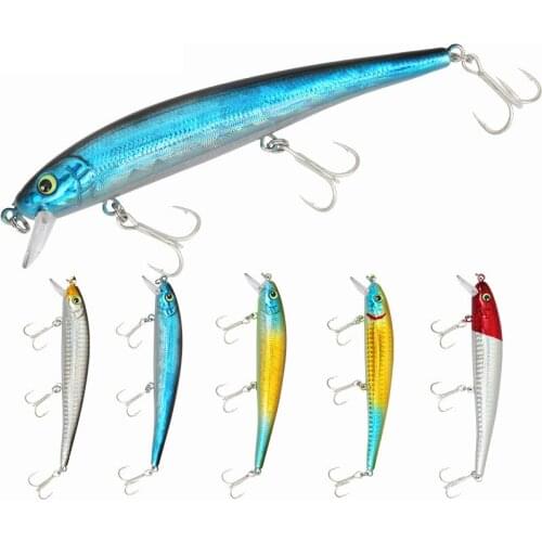 Fishing Lures 3D Eyes Laser Minnow Hard Aritificial Wobblers Crankbait Plastic Baits Pesca Isca 130mm 20g hard lure