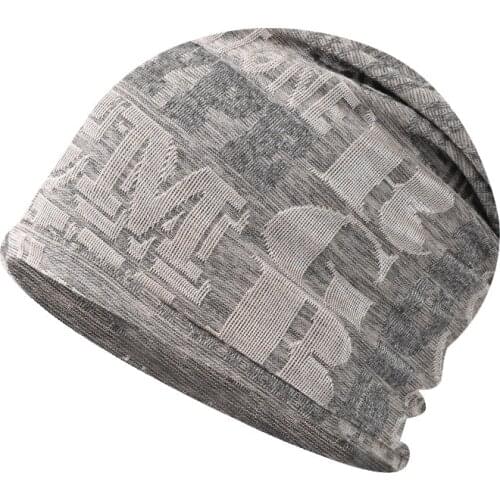 2021 Hat Scarf Dual-Purpose Women 'S Autumn And Winter Toque Thin Sleeve Cap Knitted Pile Heap Cap Men 'S Beanie Hat Head 4.99