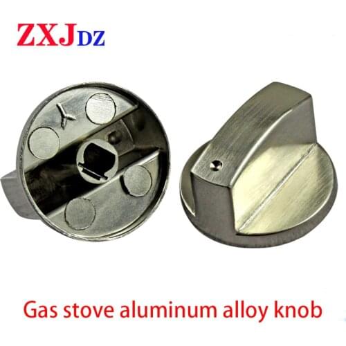 2 pcs 8mm universal gas stove switch knob accessories zinc alloy button gas stove ignition switch knob universal left 45 degrees