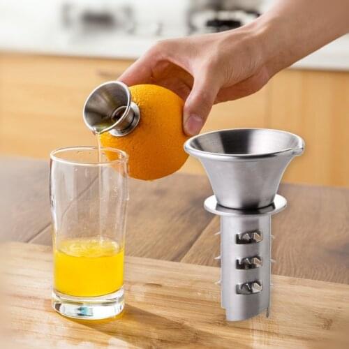 High Quality Fruit Vegetable Squeezers Lemon Juicer Manually Tools Stainless Steel High Quality Uroomee