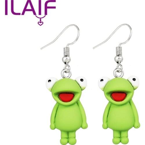 WomenS Resin Earrings Fashion Frog Earrings Personalized Cute Animal Earrings Earrings Fashion Jewelry Personalized Gifts