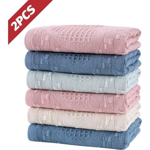 10Pcs Cotton Heart Shape Hand Towel Face Care Magic Bathroom Sport Waffle Towel Hand Adults 33x72cm For Towels