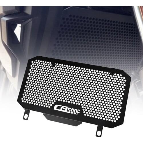 Motorcycle Aluminum Parts Radiator Guard Protector Grille Grill Cover For Honda CB500F CB 500F CB 500 F 2013 2014 2015 WIth logo