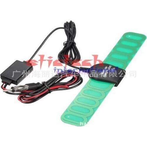 By DHL or Fedex 100pcs Car TV Digital DVB-T FM Antenna Aerial Amplifier Booster SMA Plug Connector Car Interior hot sale