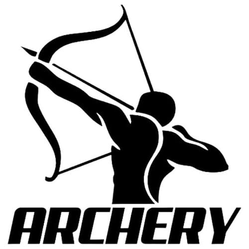 Fuzhen Boutique Decals Exterior Accessories Fashion Archer Bow Hunting Decor Car Modelling Sticker Vinyl Bumper Window Decal