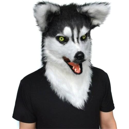 Customized New Animal Headgear Fun Mask Cos Funny Husky Party Dance Props