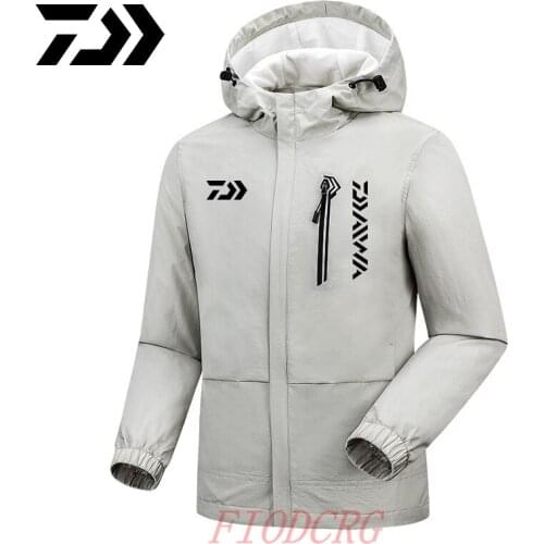 Daiwa Softshell Fishing Jacket Mens Windproof Jackets Outdoor Mountain&Hiking Winter Trekking Jacket Men Windbreaker Coats