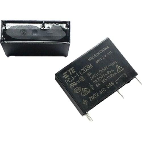 HOT NEW 12V relay PCJ-112D3M PCJ 112D3M PCJ112D3M Universal relay HF46F-12-HS1 DC12V 12VDC 12V 5A 4PIN