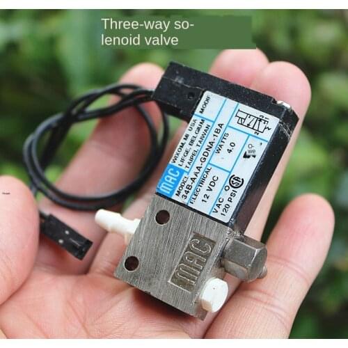 America MAC Miniature Solenoid Valve 34B-AAA-GDNA-1BA High-Speed Micro Three-Way Valve 5 Size